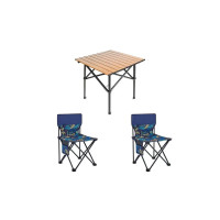 Складний стіл та 2 стільці (STD-02) – компактність та зручність у кожній деталі